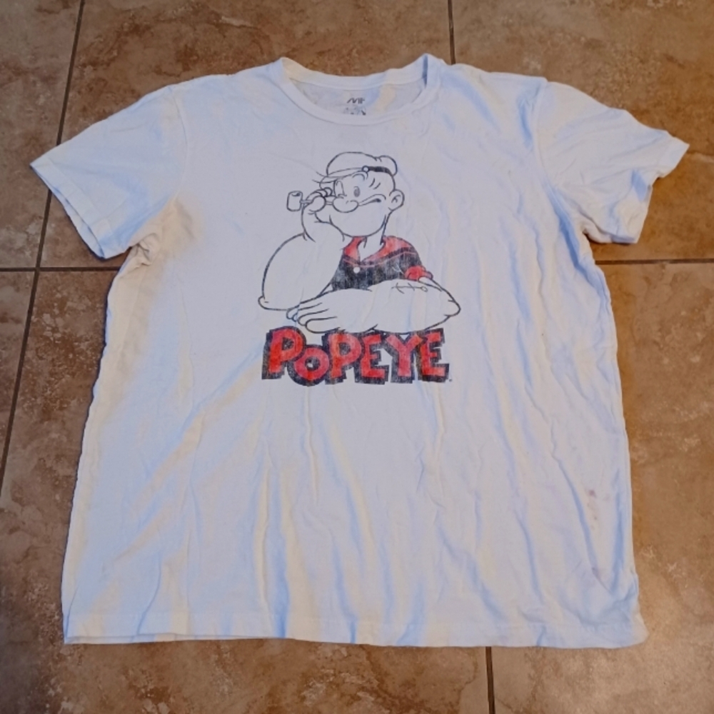 Popeye The Sailor Man Men's Pre-owned T Shirt Size Xl